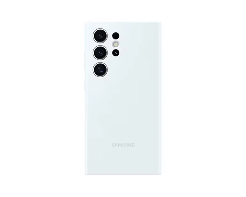 Alternativ bild 0 för Samsung® | Galaxy S24 Ultra Silikonfodral - Bakstycke - Vit