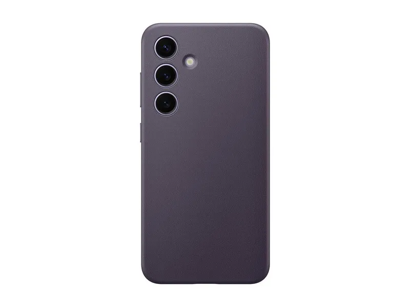 Alternativ bild 0 för Samsung Galaxy S24 Vegan Leather Case - Dark Violet