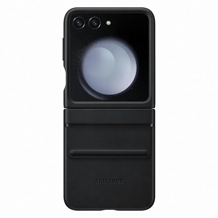 Alternativ bild 0 för Samsung Galaxy Z Flip5 Flap ECO-Leather Case - Black