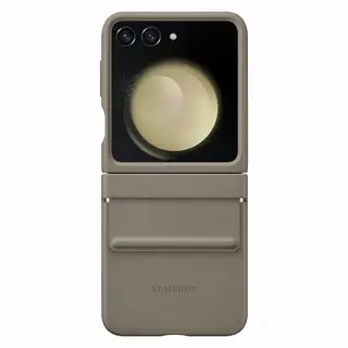 Produktfoto för Samsung Galaxy Z Flip5 Flap ECO-Leather Case - Etoupe