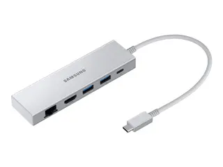Produktfoto för Samsung Multiport Adapter EE-P5400 - Dockningsstation - USB-C - 1GbE - för Galaxy Book Pro, Book Pro 360