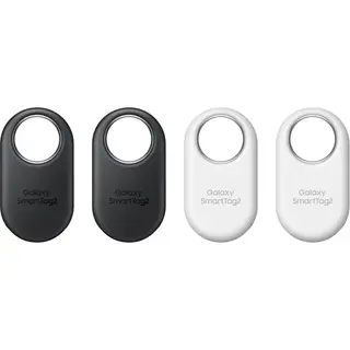Produktfoto för Samsung® | SmartTag2 - Anti-tab bluetooth-tag - Hvid/Sortera | Paket med 4
