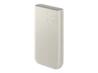Produktfoto för Samsung - Strömförsörjningsbank - 20000 mAh - 25 Watt - Fast Charge - beige