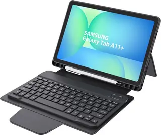 Produktfoto för Samsung - Tangentbord och foliefodral (bokomslag) - trådlös svart fodral