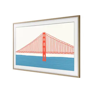Produktfoto för Samsung VG-SCFA50TK - Dekorativ ram för TV - 50 - teak - för Samsung QE50LS03AAU, QN50LS03AAF