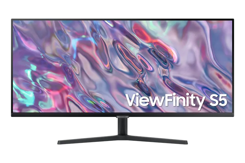 Bild 1 för Samsung ViewFinity S5 S34C500GAU - S50GC Series - LED-skärm - 34 - 3440 x 1440 UWQHD @ 100 Hz - VA - 300 cd/m² - 3000:1 - HDR10 - 5 ms - 2xHDMI, DisplayPort - svart