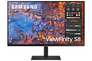Produktfoto för Samsung ViewFinity S8 S32B800PXP - S80PB Series - LED-skärm - 32 - 3840 x 2160 4K @ 60 Hz - IPS - 350 cd/m² - 1000:1 - DisplayHDR 600 - 5 ms - HDMI, DisplayPort, USB-C - svart