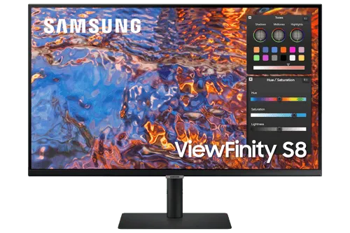 Alternativ bild 0 för Samsung ViewFinity S8 S32B800PXP - S80PB Series - LED-skärm - 32 - 3840 x 2160 4K @ 60 Hz - IPS - 350 cd/m² - 1000:1 - DisplayHDR 600 - 5 ms - HDMI, DisplayPort, USB-C - svart