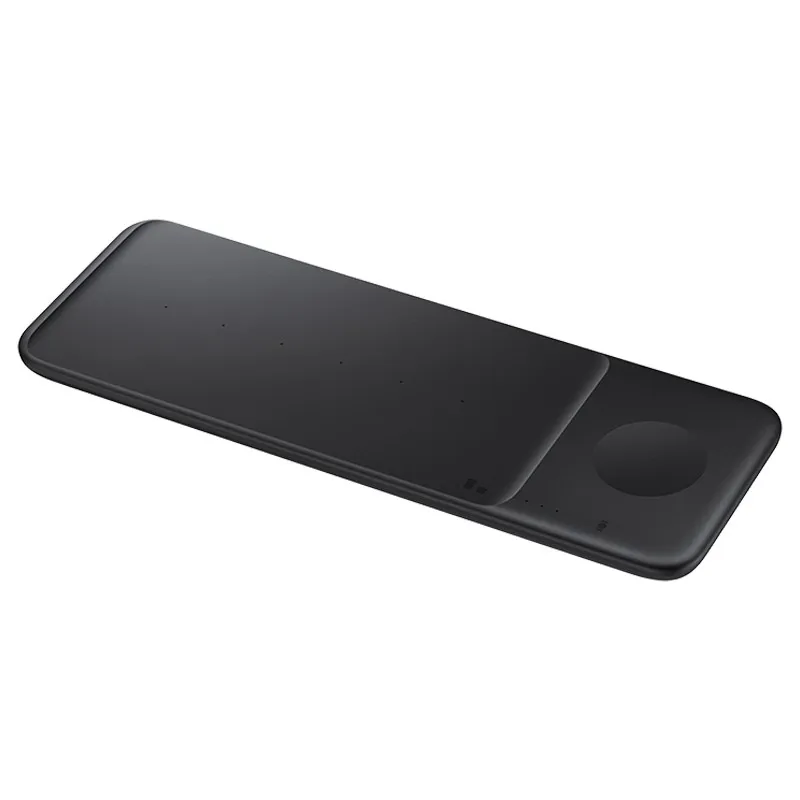 Alternativ bild 0 för Samsung Wireless Charger Trio EP-P6300 - Trådlös laddningsplatta + växelströmsadapter - Fast Charge - svart - för Galaxy Buds Live, Note20, S20, S20 5G, Watch 3, Z Flip 5G, Z Flip4, Z Fold2 5G, Z Fold4