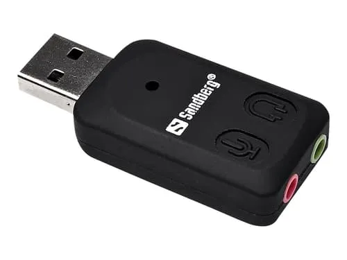 Alternativ bild 0 för Sandberg USB to Sound Link, 2.0 kanaler, USB
