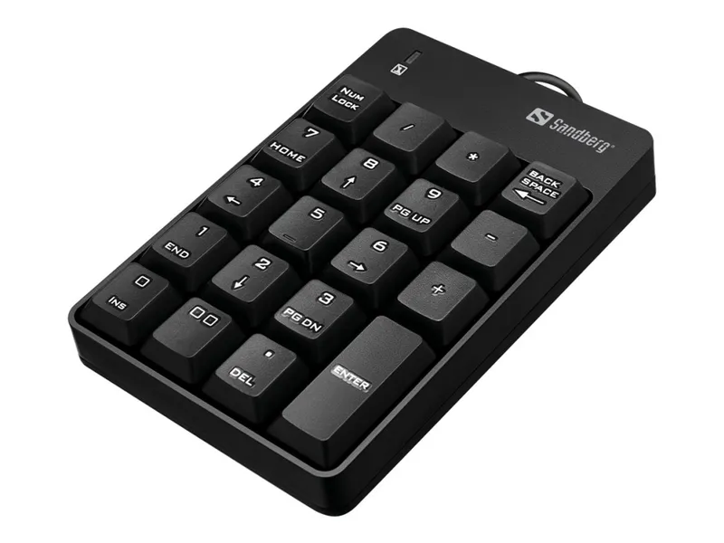 Alternativ bild 0 för Sandberg USB Wired Numeric Keypad - keypad - Numpad - Svart