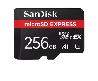 Produktfoto för SanDisk Express - flash memory card - 256 GB - microSDXC UHS-I