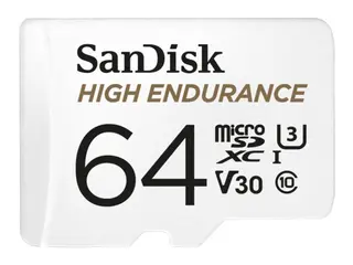 Produktfoto för Sandisk High Endurance 64gb Mikrosdxc Uhs-i Minneskort