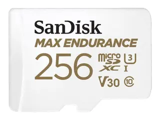Produktfoto för SanDisk MAX Endurance microSD/SD - 100MB/s - 256GB