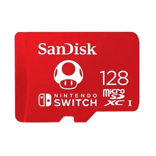 Produktfoto för SanDisk MicroSDXC 128GB för Nintendo Switch