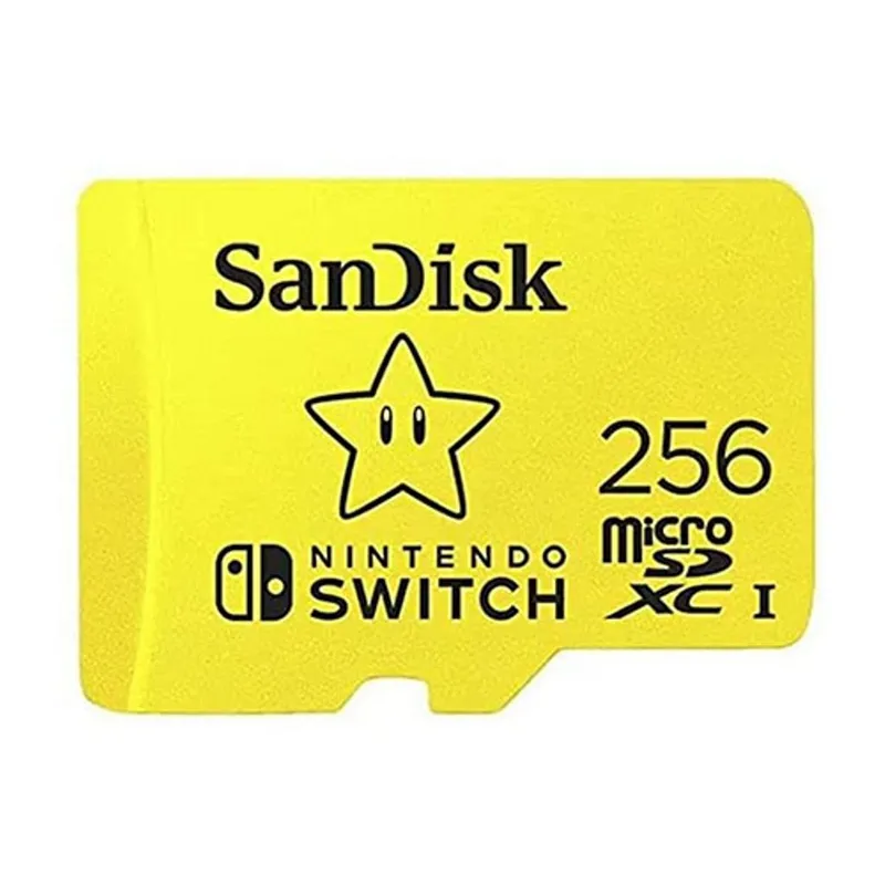 Alternativ bild 0 för SanDisk Minneskort 256G Nintendo Switch (Mario -S)
