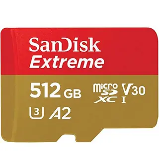 Produktfoto för SanDisk Minneskort Micro SDXC Extreme 512G utan Adapter
