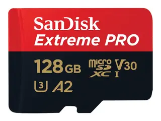 Produktfoto för SanDisk Minneskort  MicroSDXC E. Pro128GB
