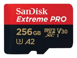 Produktfoto för SanDisk Minneskort  MicroSDXC E. Pro256GB