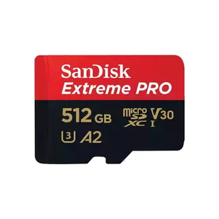 Produktfoto för SanDisk Minneskort  MicroSDXC E. Pro512GB