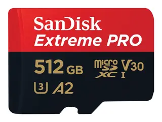 Produktfoto för SanDisk Minneskort  MicroSDXC E. Pro512GB