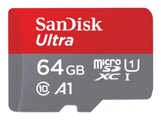Produktfoto för SanDisk Minneskort MicroSDXC Ultra 64GB