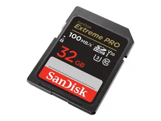 Produktfoto för SanDisk Minneskort  SDHC Extreme Pro 32GB