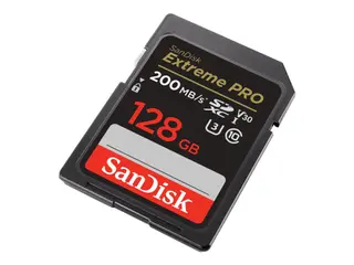 Produktfoto för SanDisk Minneskort  SDHC Extreme Pro128GB