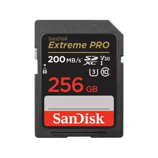 Produktfoto för SanDisk Minneskort  SDHC Extreme Pro256GB