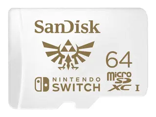 Produktfoto för SanDisk Nintendo Switch - 64GB / MicroSDXC / Class 10 / UHS-1 / 100MB/s