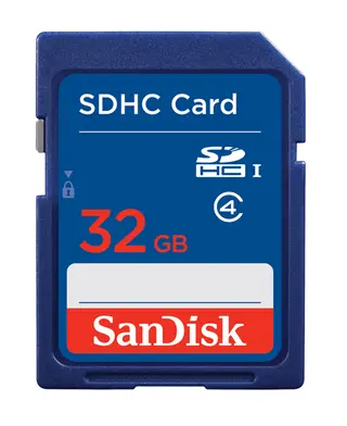 Produktfoto för SanDisk Standard flash-minneskort - 32 GB
