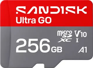 Produktfoto för SanDisk Ultra GO microSD UHS-I minneskort – 256GB
