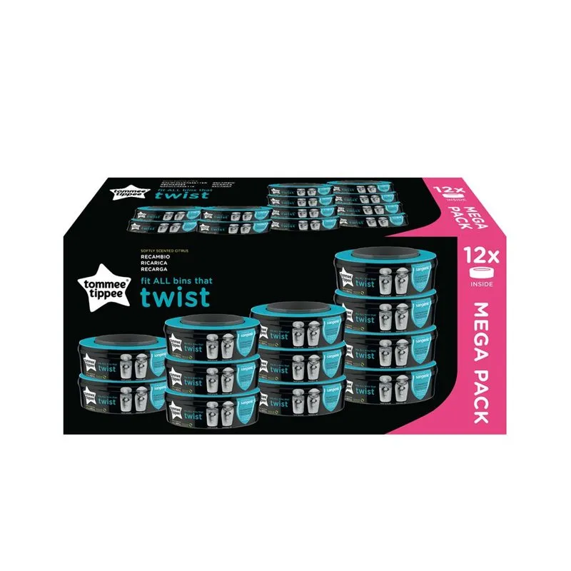 Alternativ bild 0 för Sangenic Twist refill kassett 12-pack