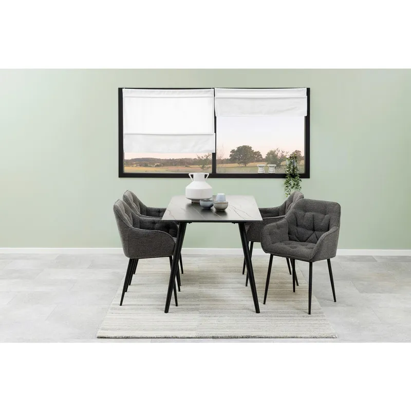 Bild 3 för Sanjoan Matbord 140 cm - Svart