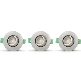 Produktfoto för Sanna 230V 3000-4000K 3-pack (Borstat stål)