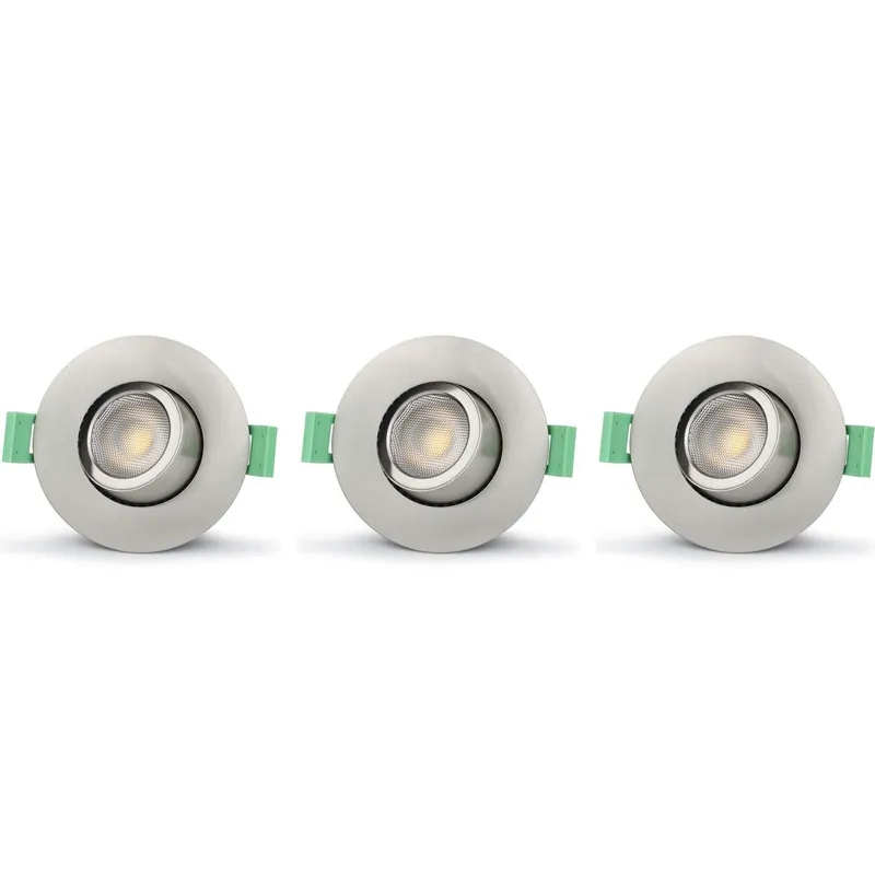 Bild 1 för Sanna 230V 3000-4000K 3-pack (Borstat stål)