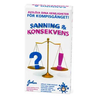 Produktfoto för Sanning & Konsekvens Brädspel