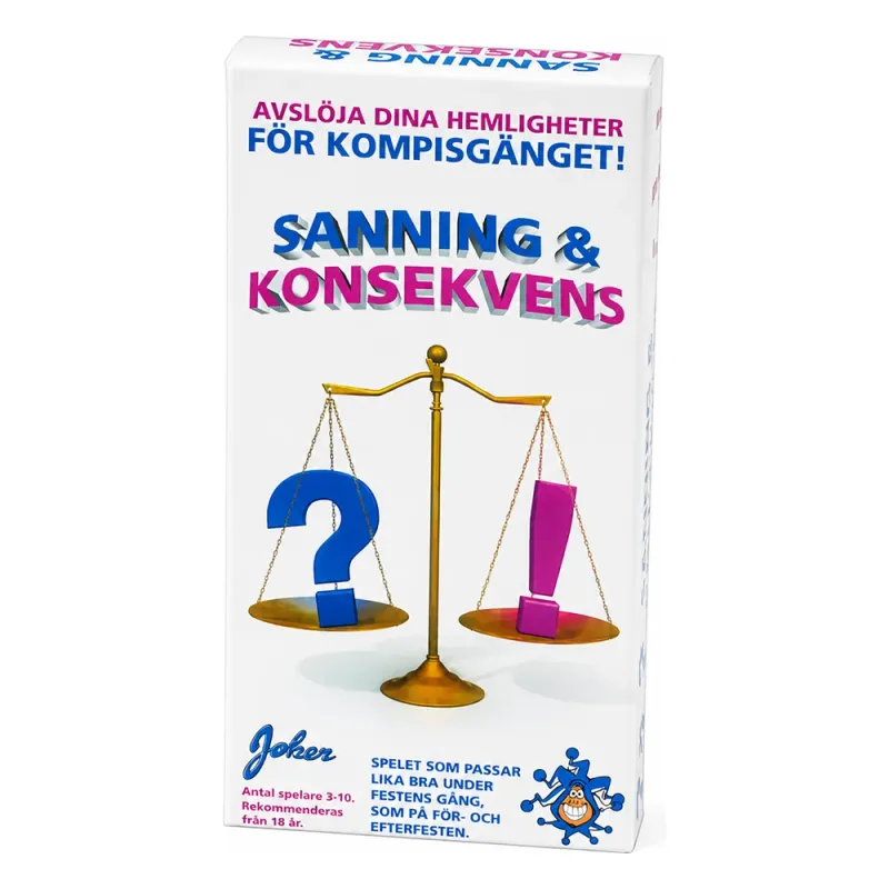 Bild 1 för Sanning & Konsekvens Brädspel