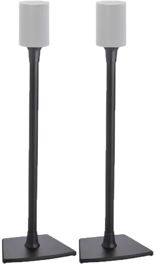 Alternativ bild 0 för Sanus WSSE12 - Ställ - fixerad - för speakers - stål - svart - golvstående (paket om 2) - för Sonos Era 100