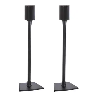 Produktfoto för Sanus WSSE12 - Ställ - fixerad - för speakers - stål - svart - golvstående (paket om 2) - för Sonos Era 100
