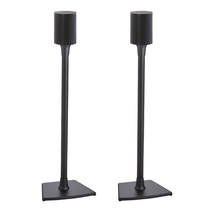 Alternativ bild 0 för Sanus WSSE12 - Ställ - fixerad - för speakers - stål - svart - golvstående (paket om 2) - för Sonos Era 100