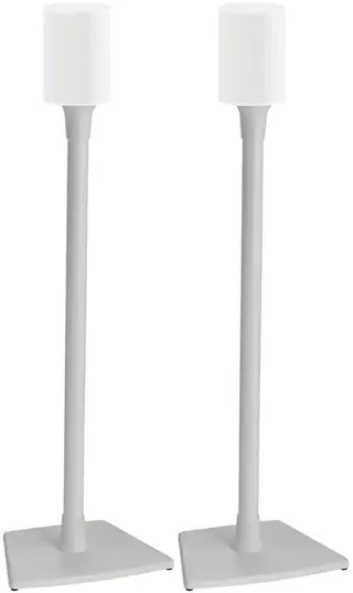 Produktfoto för Sanus WSSE12 - Ställ - fixerad - för speakers - stål - vit - golvstående (paket om 2)