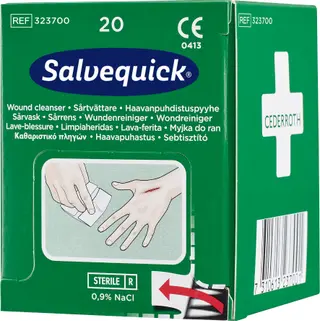Produktfoto för SÅRTVÄTTARE SALVEQUICK 20ST | Beijerbygg Byggmaterial