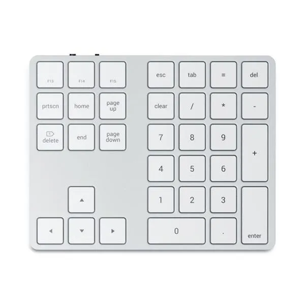 Alternativ bild 0 för Satechi Bluetooth Extended Keypad - keypad - silver - Tangentbord - Silver
