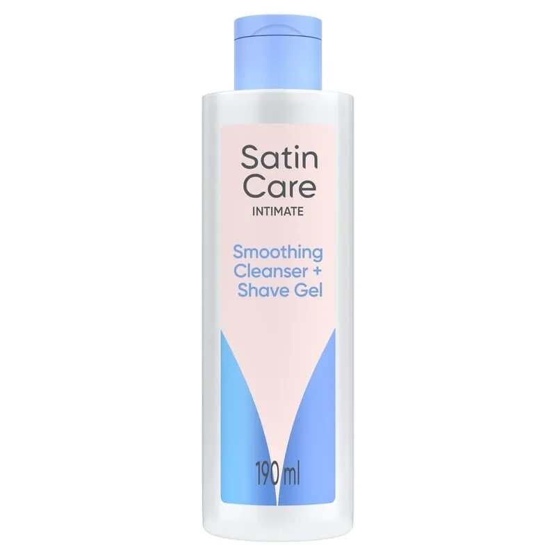Bild 1 för Satin Care Intimate Smoothing Cleanser + Rakgel för Intimområdet, 190 ml
