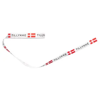 Produktfoto för Satin Ribbon Tillykke 5m