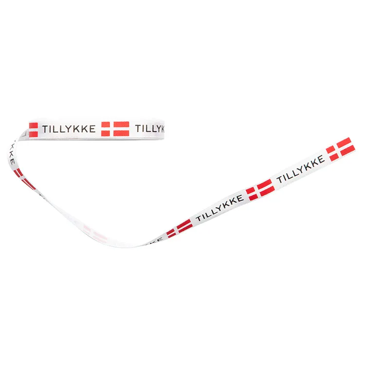 Alternativ bild 0 för Satin Ribbon Tillykke 5m