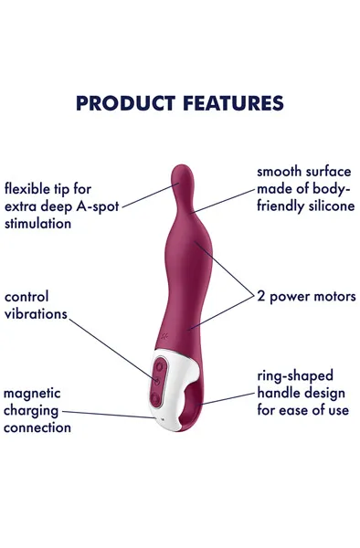 Bild 2 för Satisfyer A-Mazing 1 Berry Vibrator