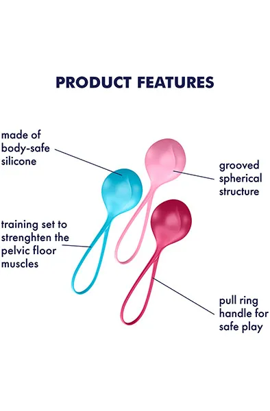 Bild 2 för Satisfyer Balls 3 Pieces Training Set