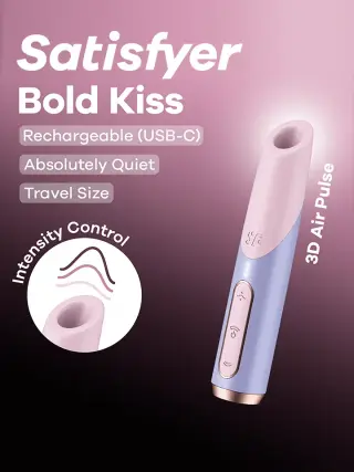 Produktfoto för Satisfyer: Bold Kiss, Air Pulse Vibrator